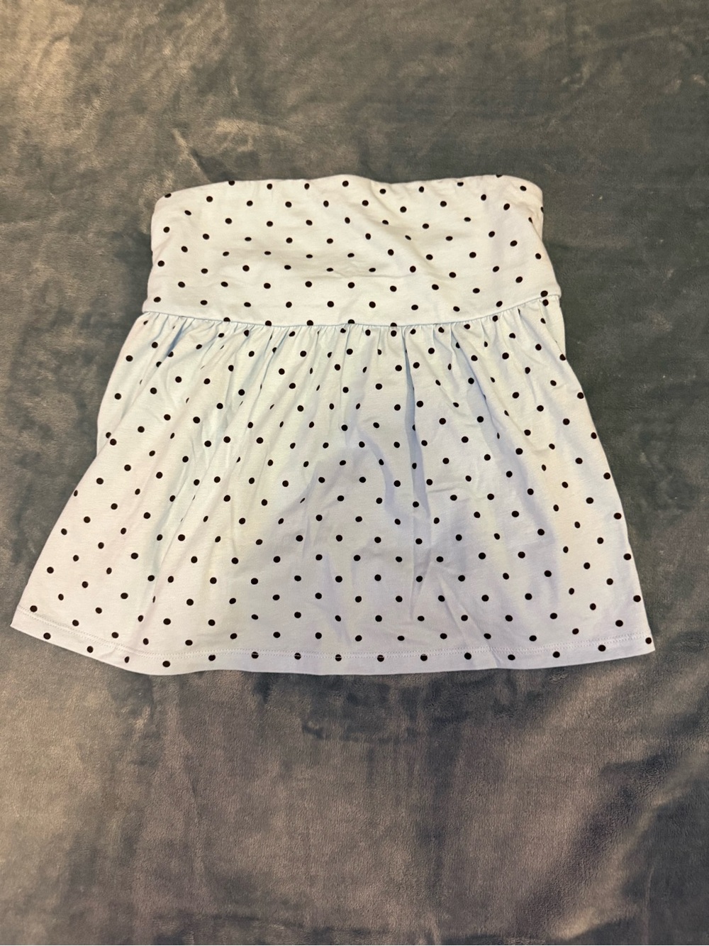 wild fable White Polka Dot Crop Top